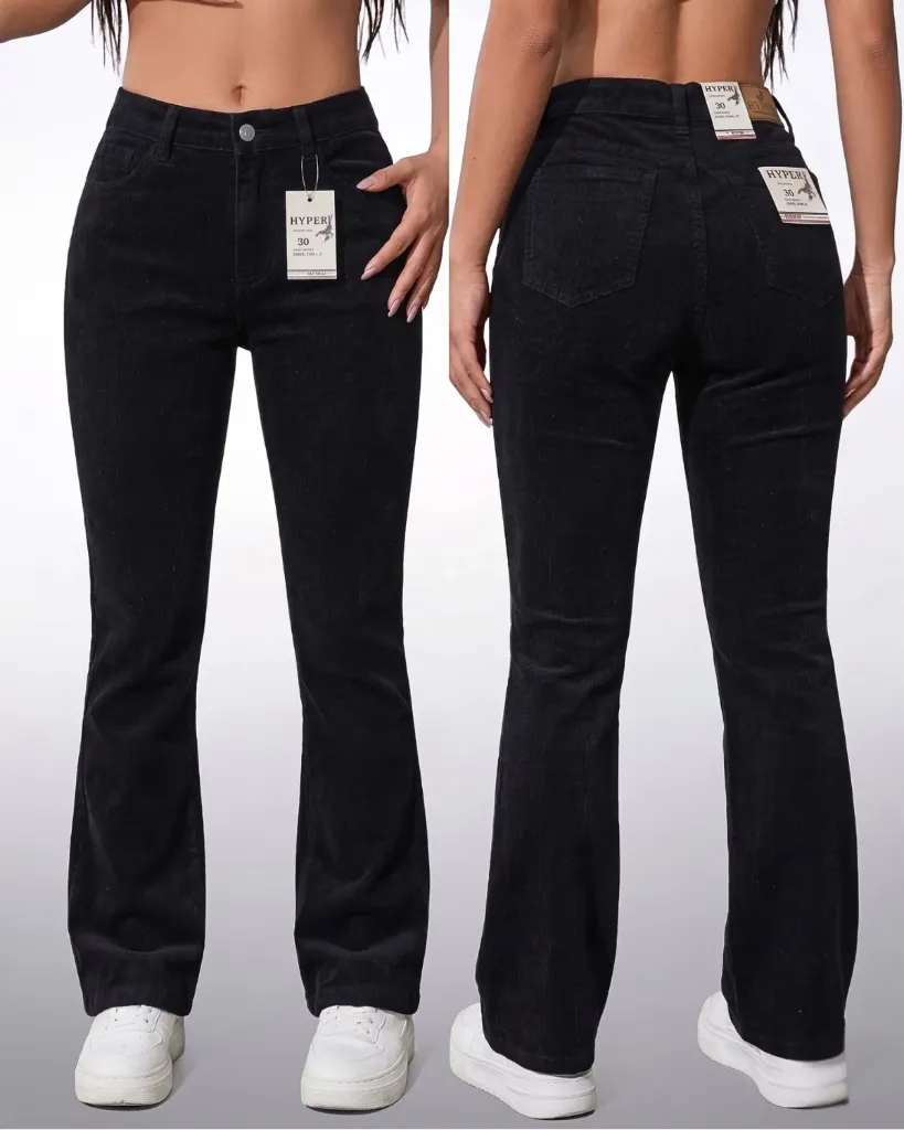 [HJ-001338-10-NEGRO] Acampanado pana strech (10)