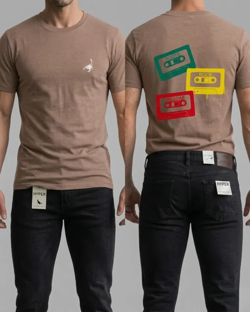 Camiseta estampada (CASETE)