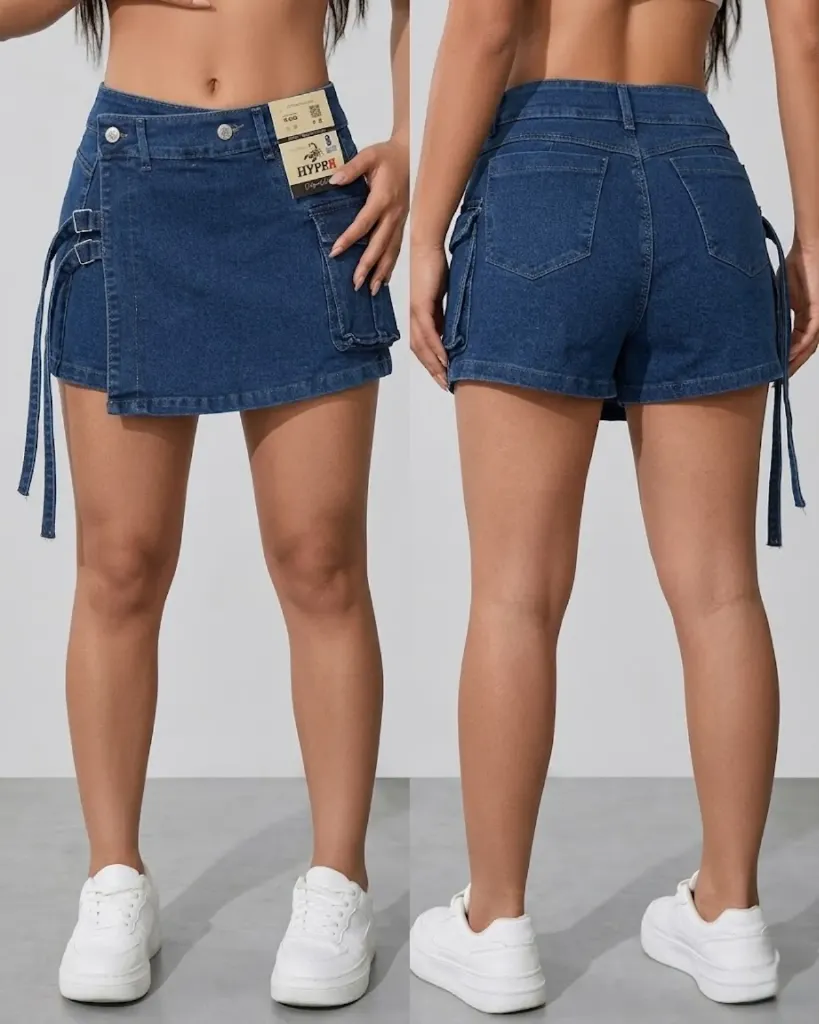 Short falda strech