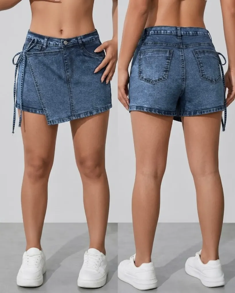 Short falda strech