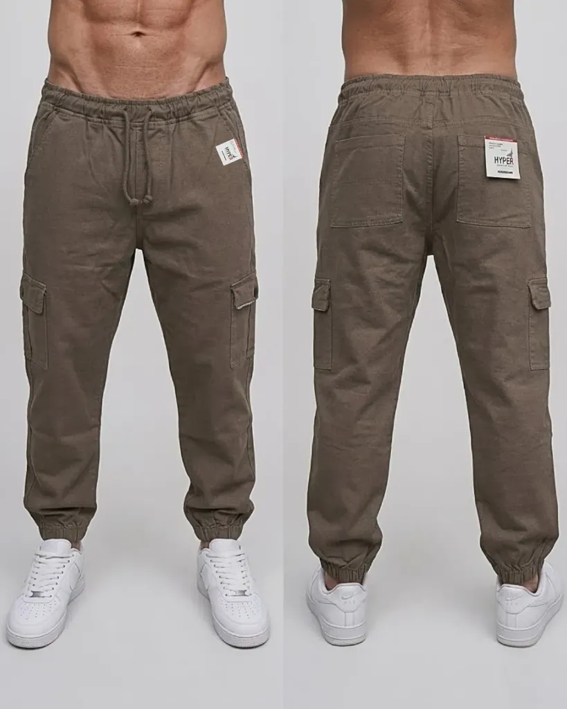 [HJ-001682-28-CAFE-CLARO] Jogger cargo strech (28)