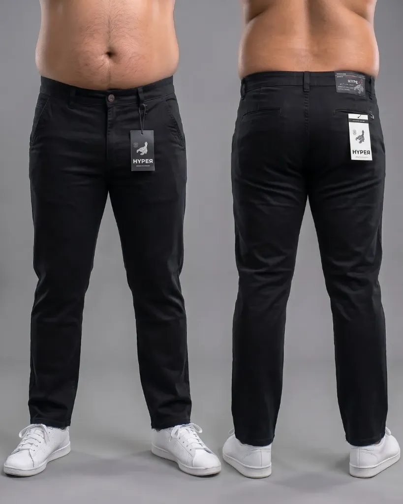 [HJ-001752-38-NEGRO] Recto gabardina strech plus con bolsillos viviados (38)