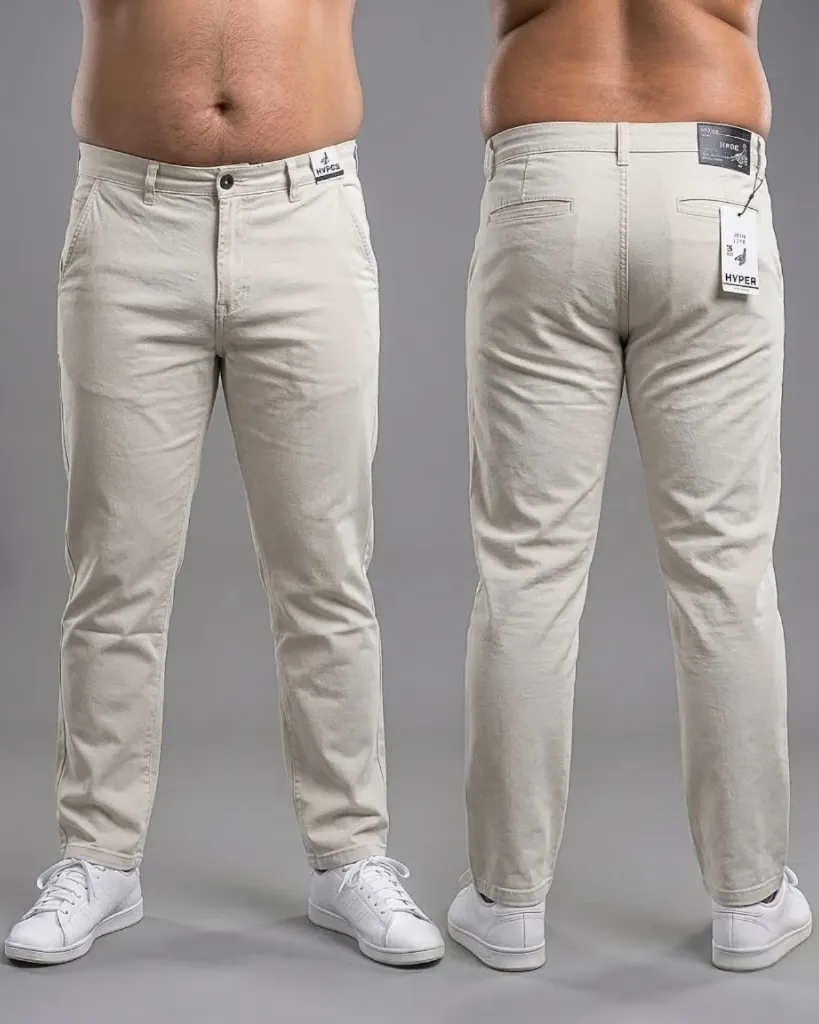 [HJ-001066-38-BLANCO-HUESO] Recto gabardina strech plus con bolsillos viviados (38)