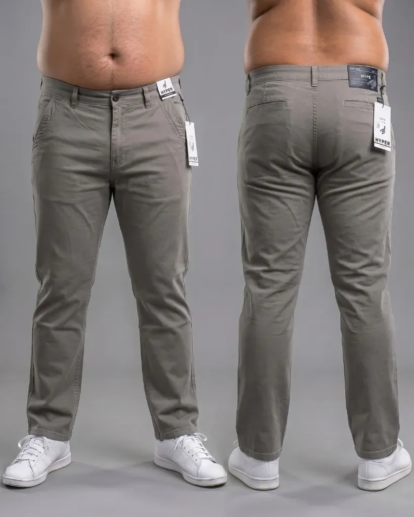 [HJ-001083-38-GRIS] Recto gabardina strech plus con bolsillos viviados (38)
