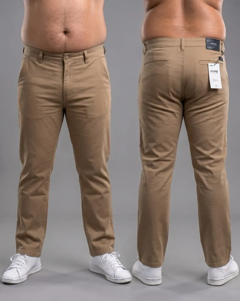 [HJ-001755-38-CAMEL] Recto gabardina strech plus con bolsillos viviados (38)