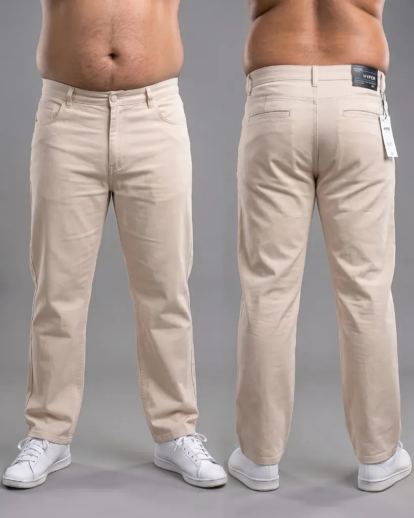 [HJ-001757-38-CREMA] Recto gabardina strech plus con bolsillos viviados (38)