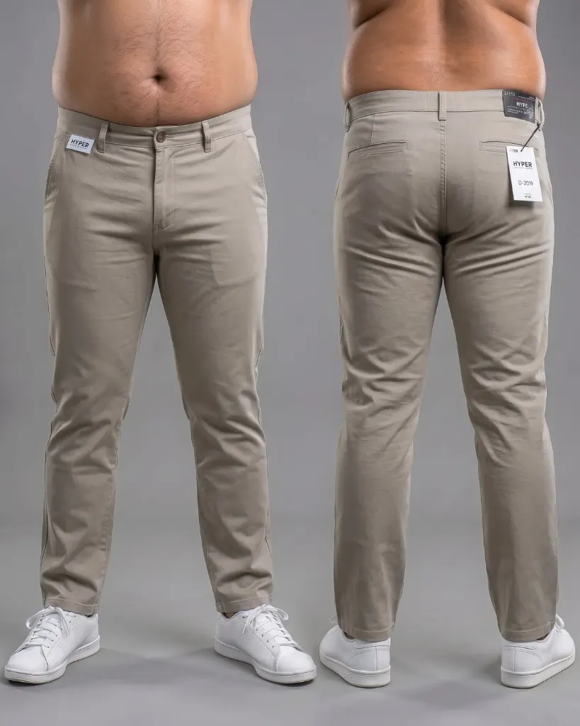 [HJ-001762-40-BEIGE-ARENA] Recto gabardina strech plus con bolsillos viviados (40)