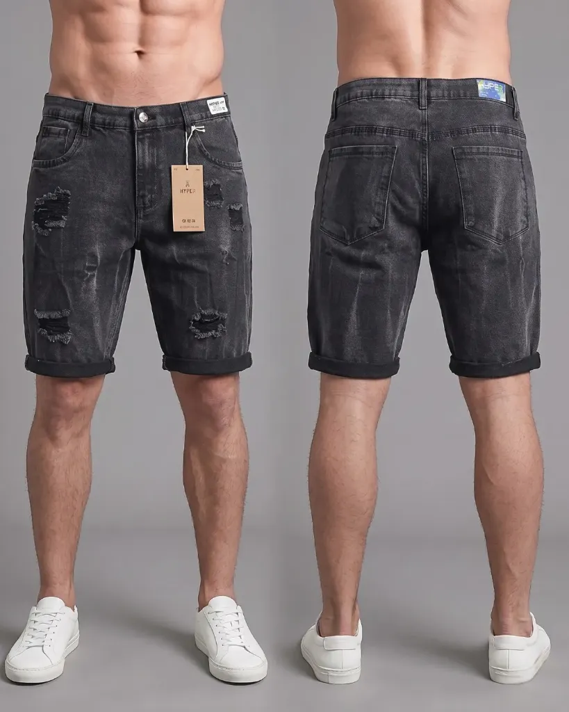 [HJ-001778-30-FROSTEADO-OSCURO] Bermuda rigida frosteado oscuro (30)