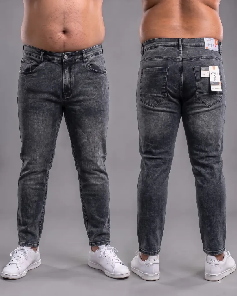 [HJ-001817-38-GRIS] Semitubo jeans strech plus mototool11 (38)