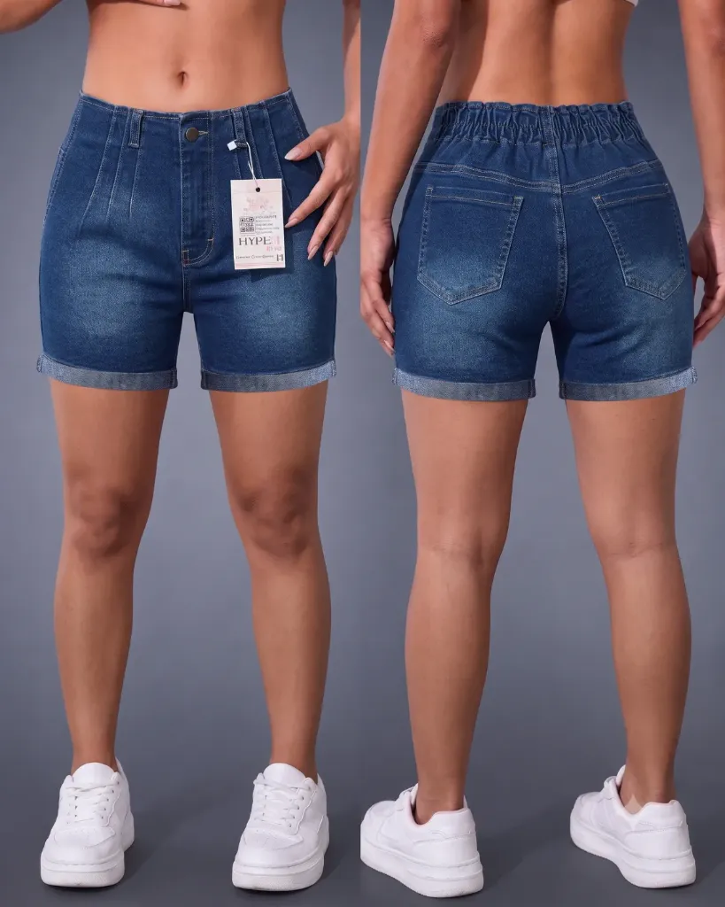 [HJ-001835-10-AZUL-MEDIO] Short strech elastico y pinzas (10)