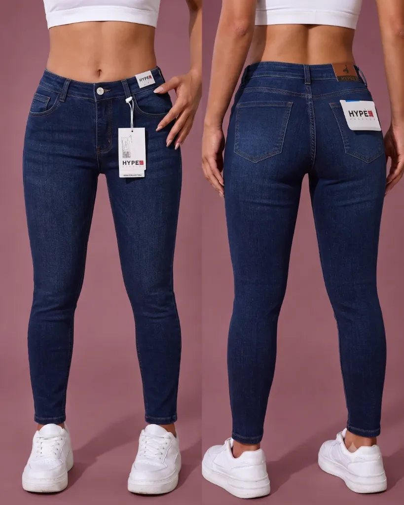 [HJ-001870-10-AZUL-OSCURO] Tubo jeans strech con bigotes y efecto corazón (10)