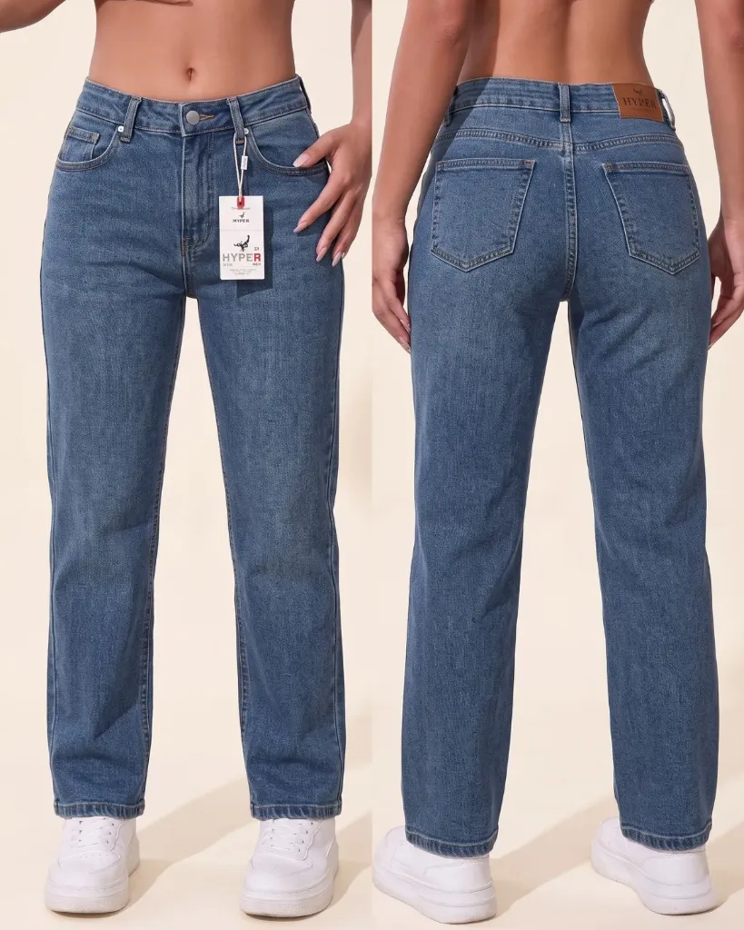 [HJ-001982-10-AZUL-6] Wide leg strech con pinzas de entalle traseras (10)