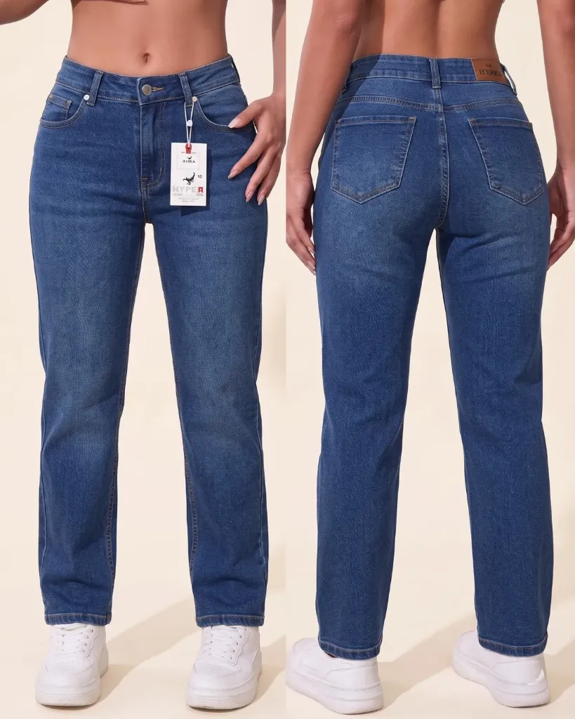 [HJ-001985-10-AZUL-3] Wide leg strech con pinzas de entalle traseras (10)