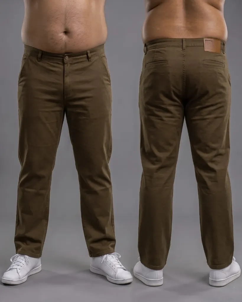 Recto gabardina strech plus con bolsillos viviados