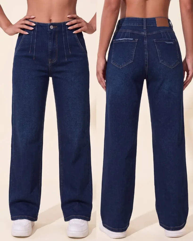[HJ-001997-10-JEANS] Wide leg strech doble pinza (10)
