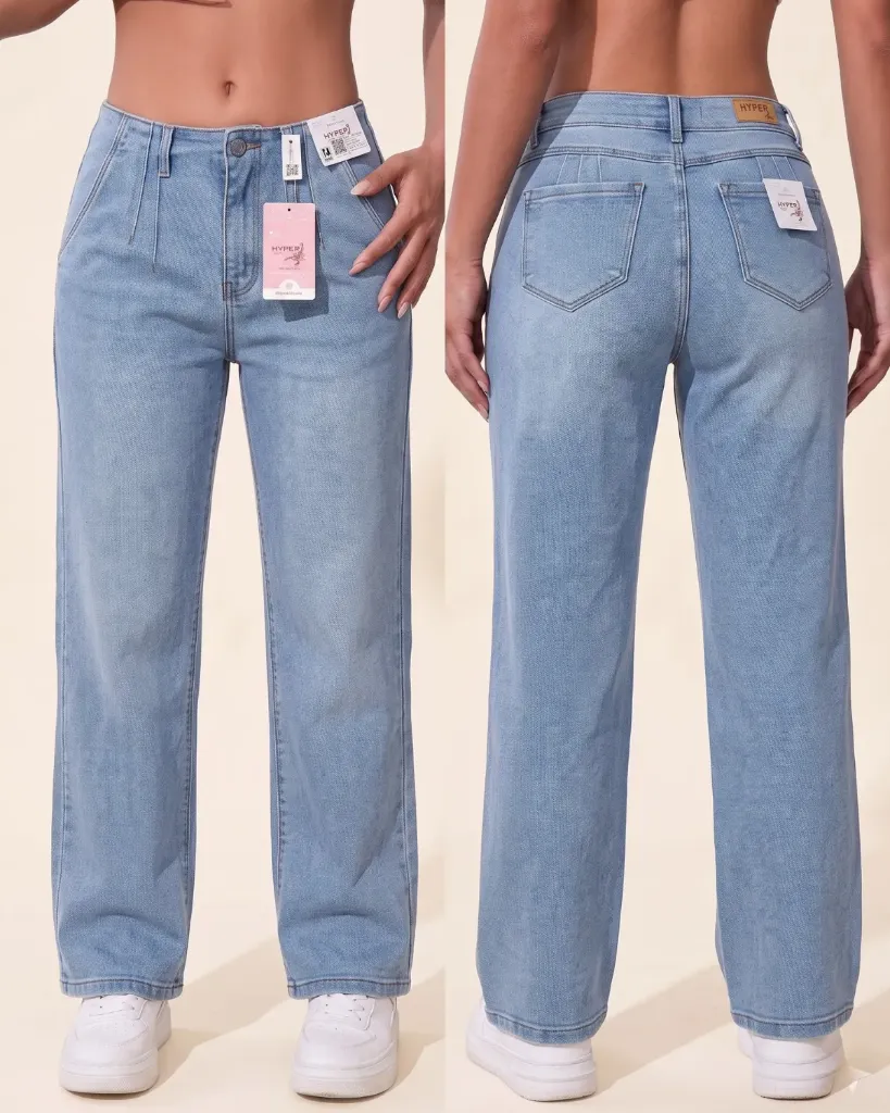 [HJ-001999-10-AZUL-CLARO] Wide leg strech doble pinza (10)