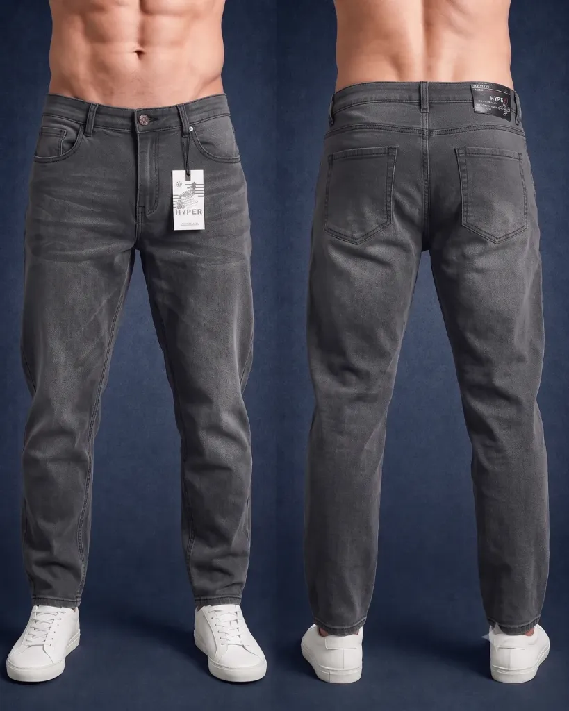 [HJ-001988-30-PLOMO] Semitubo strech con bigotes (30)