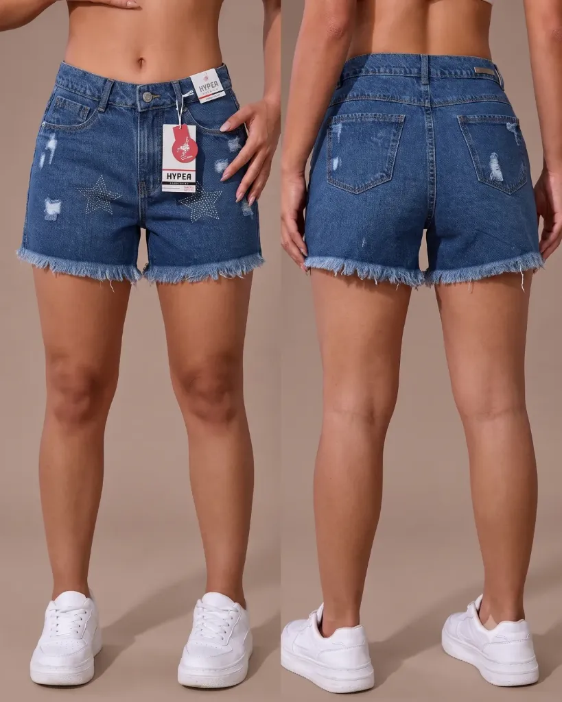 [HJ-002001-8-AZUL-OSCURO] Short rigido mototool con brillo de estrella (8)