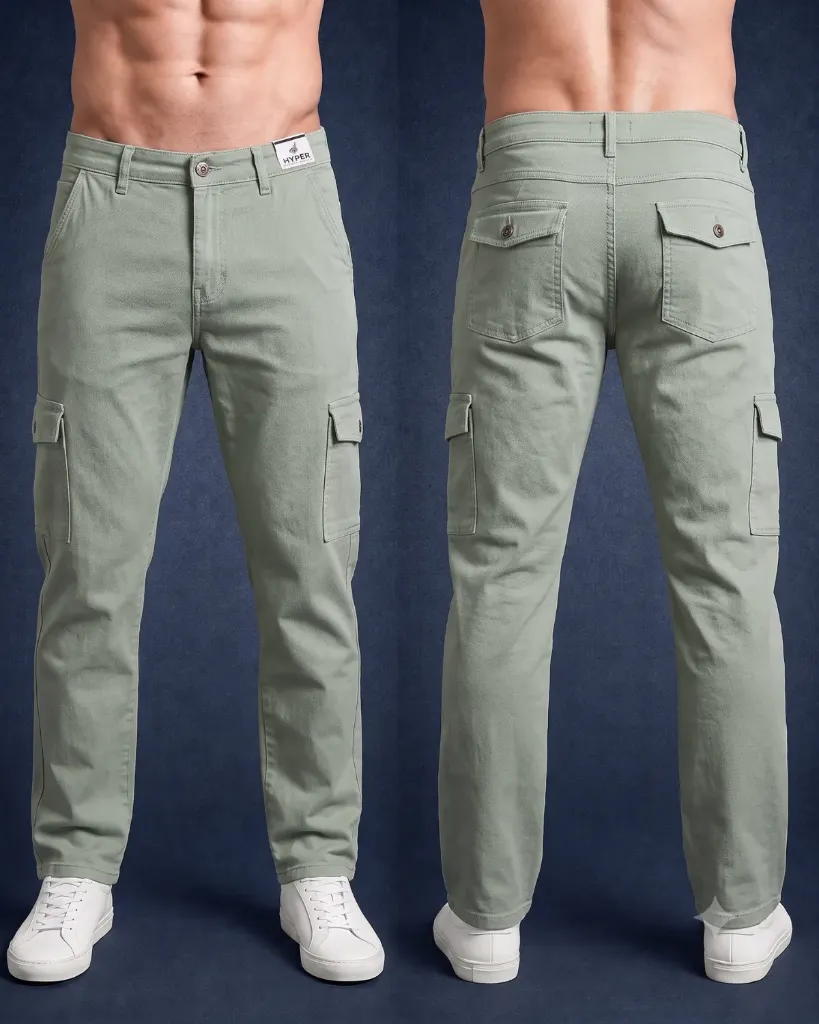 Semitubo gabardina cargo strech1