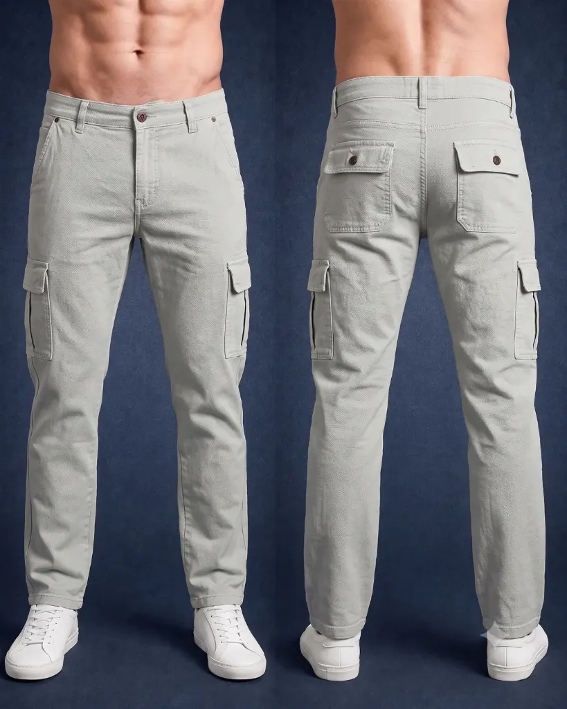 [HJ-000757-30-BLANCO-HUESO] Semitubo gabardina cargo strech (30)