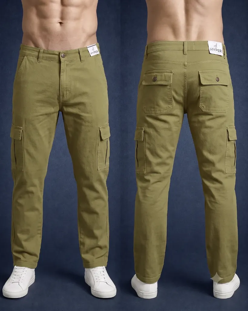 [HJ-000768-30-MOSTAZA-CLARO] Semitubo gabardina cargo strech (30)