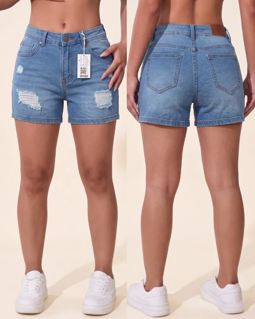 [HJ-002084-12-AZUL-MEDIO] Short strech roto (12)