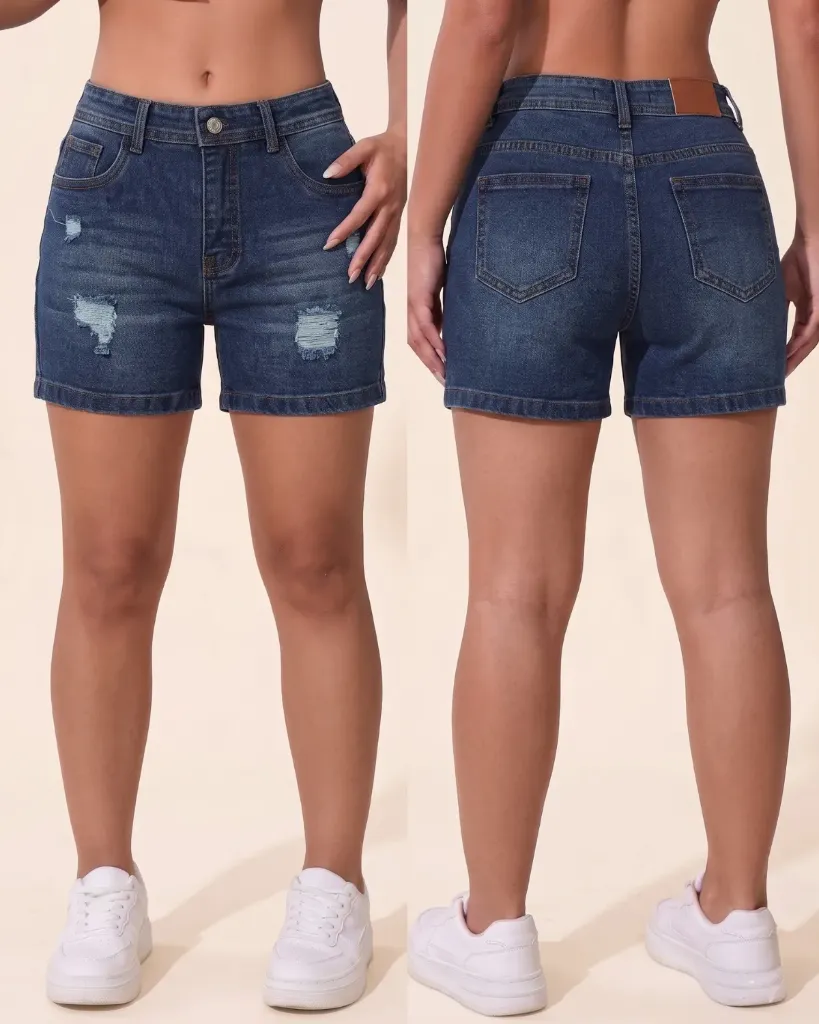 [HJ-002088-12-AZUL-PRELAVADO] Short strech roto (12)