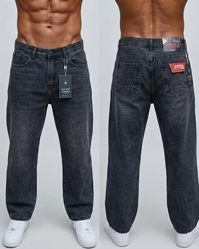 [HJ-002134-34-GRIS] Baggy rigido llano (34)
