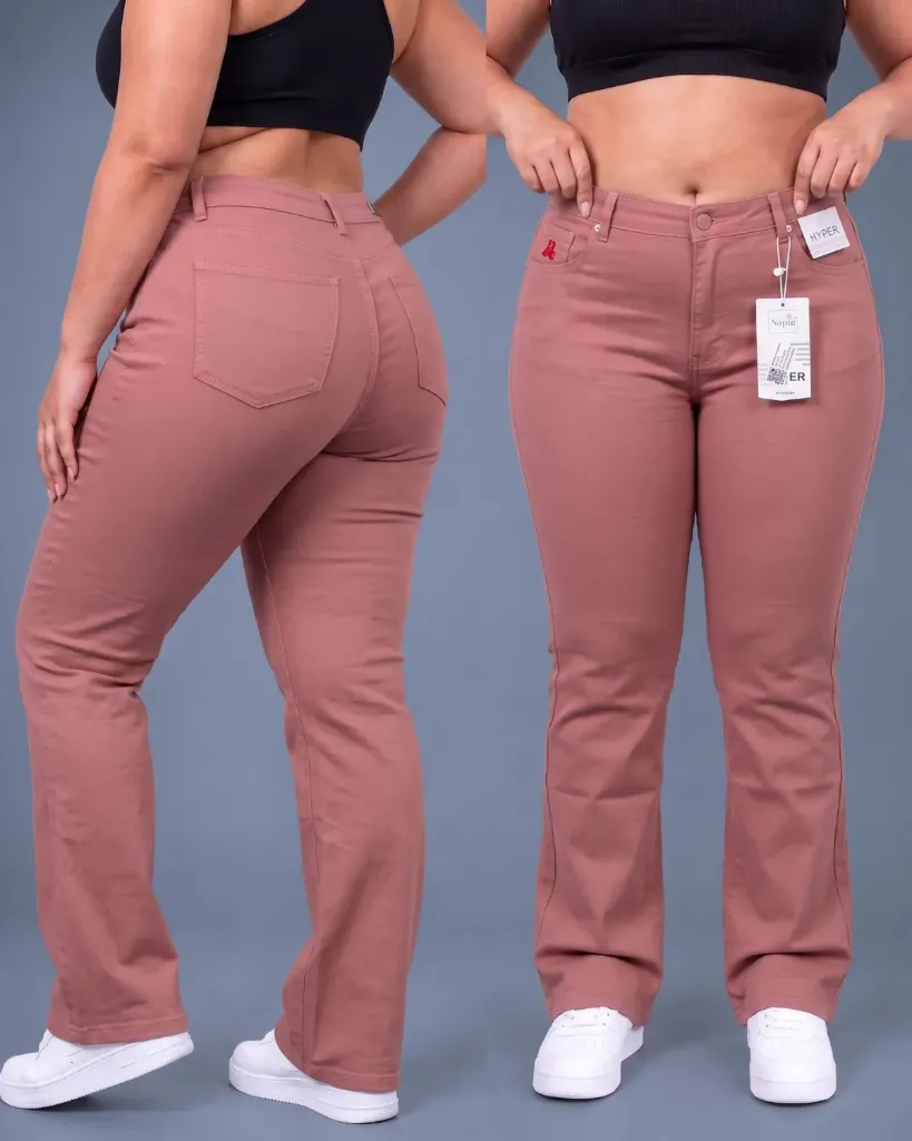 [HJ-002197-18-PALO-ROSA] Acampanado gabardina plus strech (18)