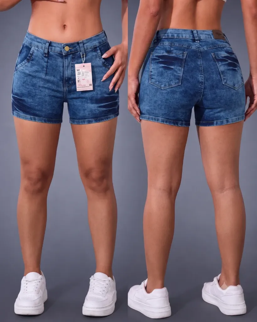 [HJ-002284-10-AZUL-PRELAVADO] Short strech pinza (10)