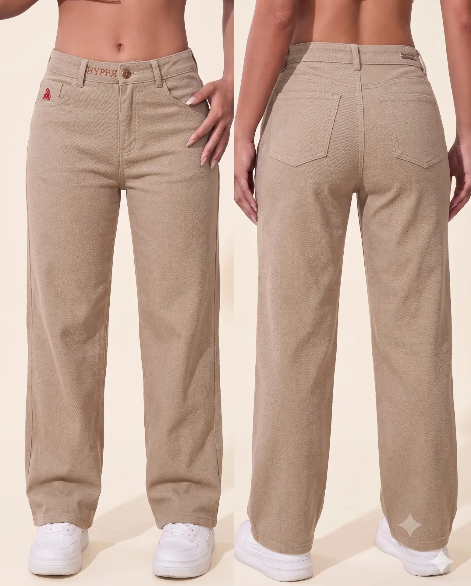 [HJ-002314-10-CAFE-CLARO] Wide leg pana rigido (10)