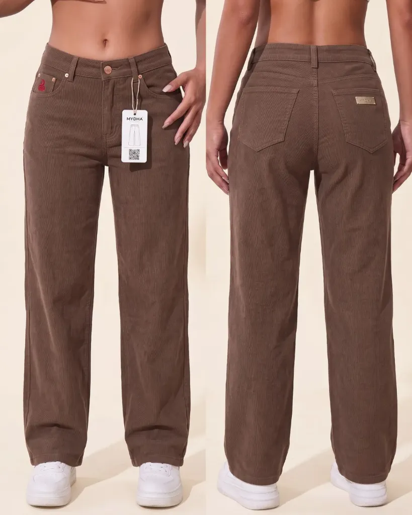 [HJ-002319-10-CAFE-MEDIO] Wide leg pana rigido (10)
