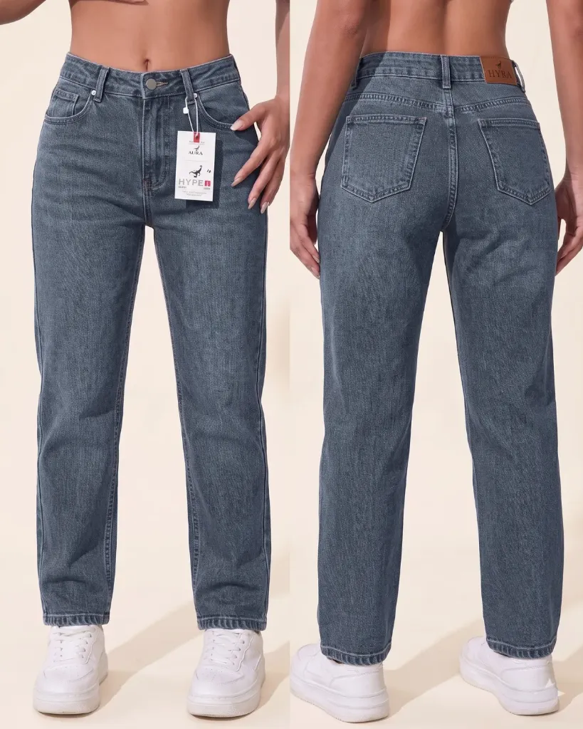 [HJ-001984-8-AZUL-4] Wide leg strech con pinzas de entalle traseras (8)