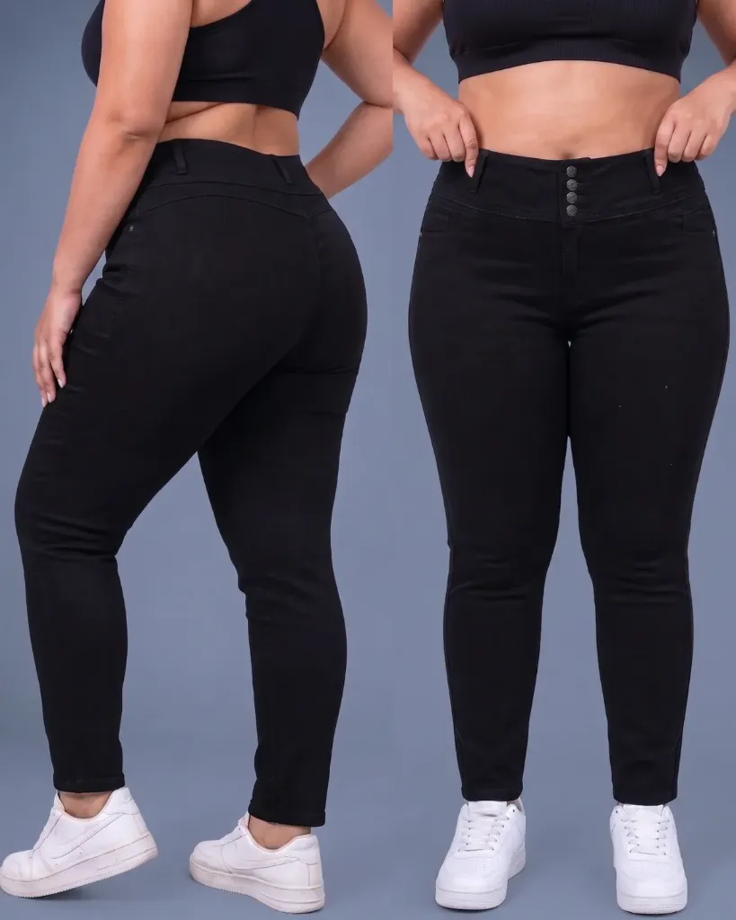 [HJ-002458-22-NEGRO] Tubo strech plus levanta cola llano (22)
