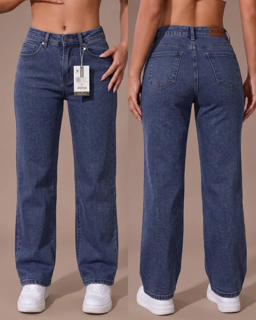 [HJ-002066-10-AZUL-1] Wide leg strech con efecto corazón (10, Azul #1)
