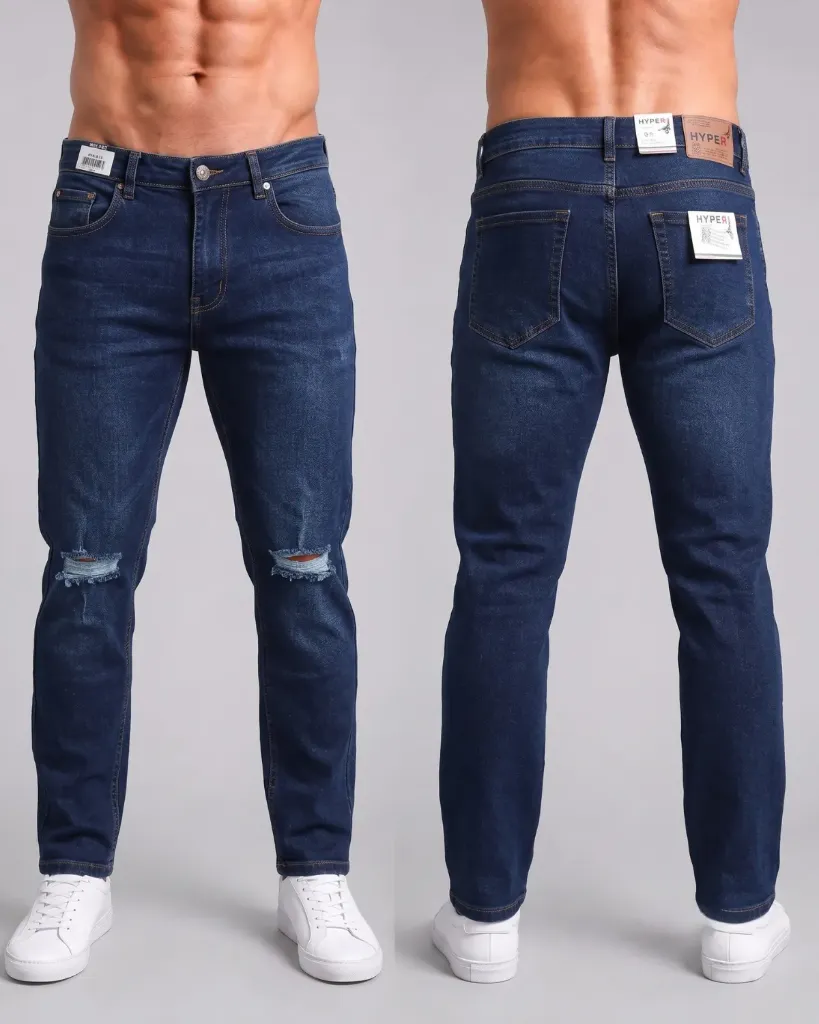 [HJ-002431-30-AZUL-2] Semitubo strech rasgado (30, Azul #2)