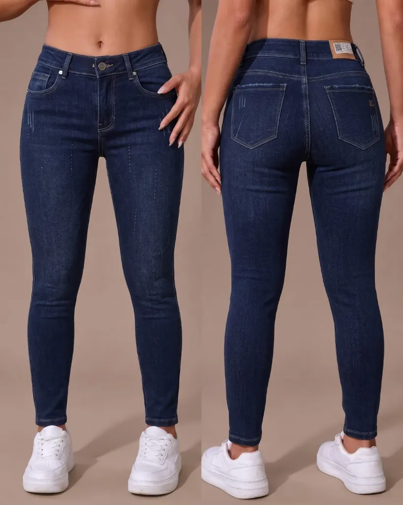 [HJ-002543-8-AZUL-2] Tubo semi strech mototool con brillos (8, Azul #2)