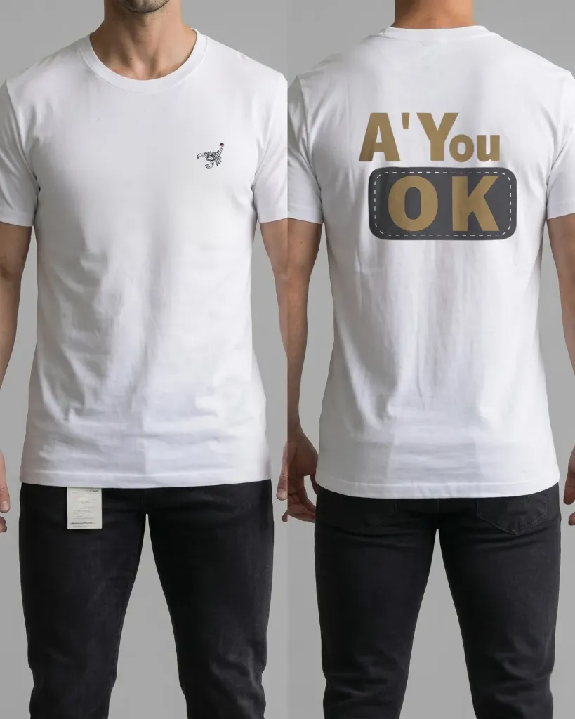 Camiseta estampada (A` you ok)