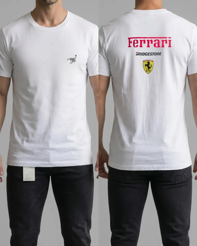 Camiseta estampada (Ferrari)