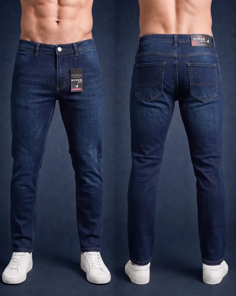 Semitubo jeans strech llano