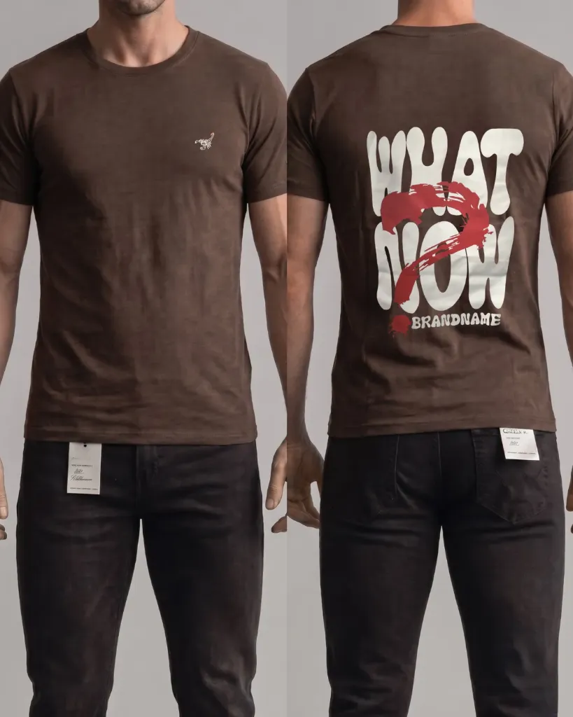 Camiseta estampada (What now)