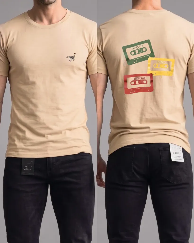 Camiseta estampada (Roots,Rock,Reggae)