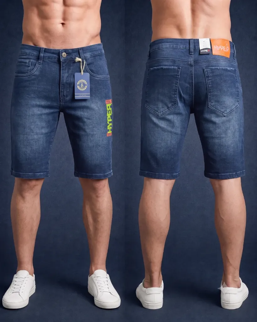 Bermuda strech llana estampada
