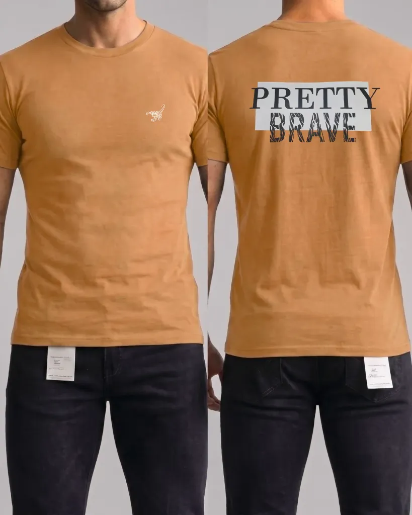 Camiseta estampada (Pretty brave)