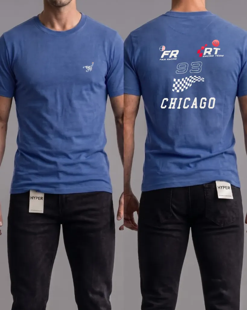 Camiseta estampada (93 chicago)