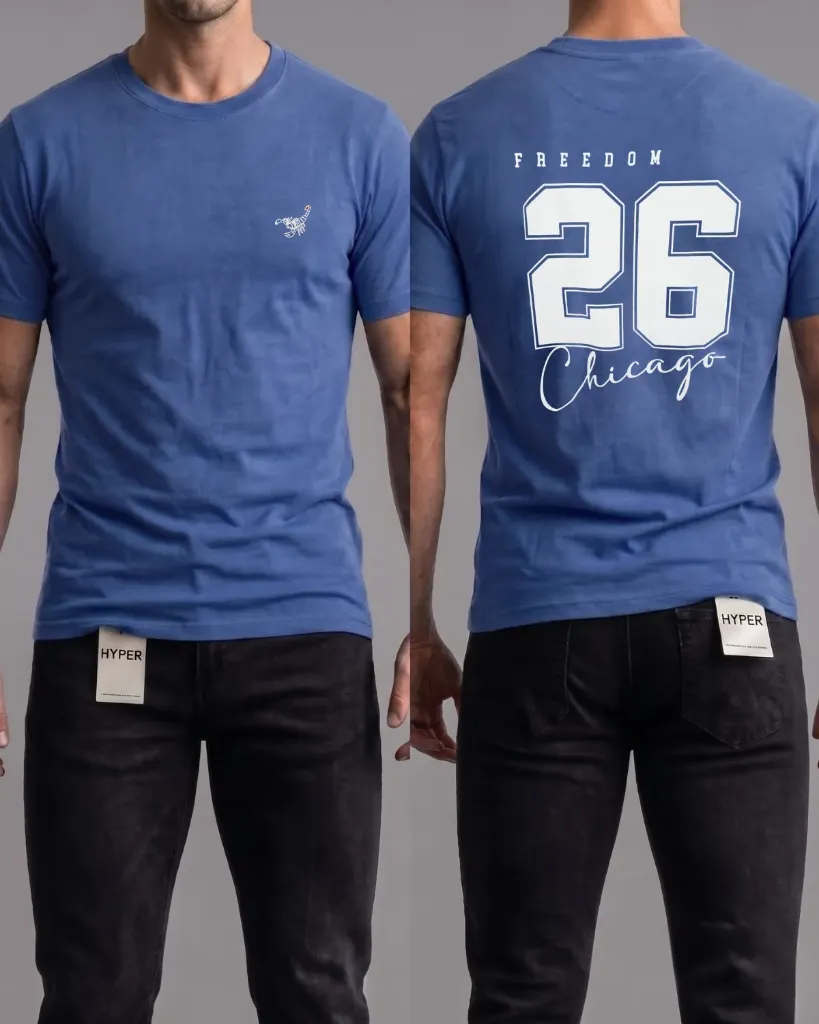 Camiseta estampada (26 chicago)