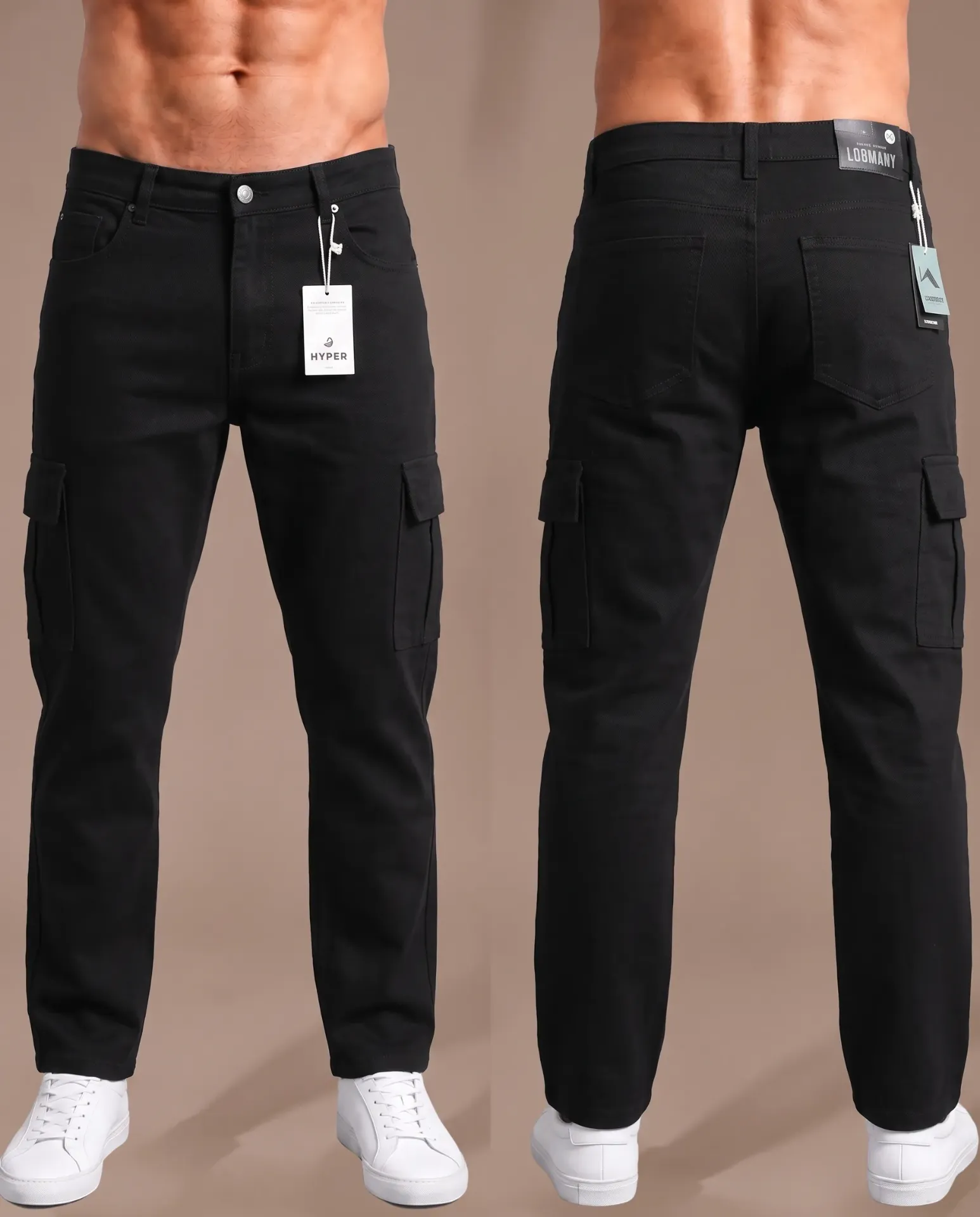 Semitubo gabardina cargo strech G3