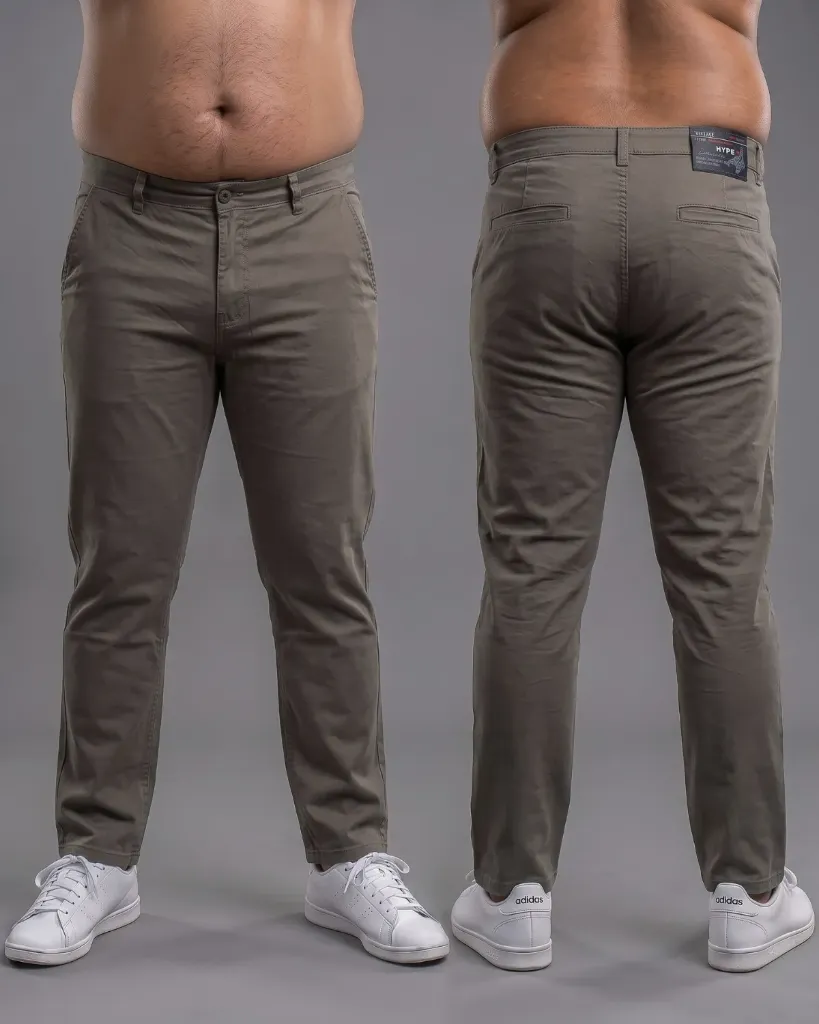 Recto gabardina strech plus con bolsillos viviados