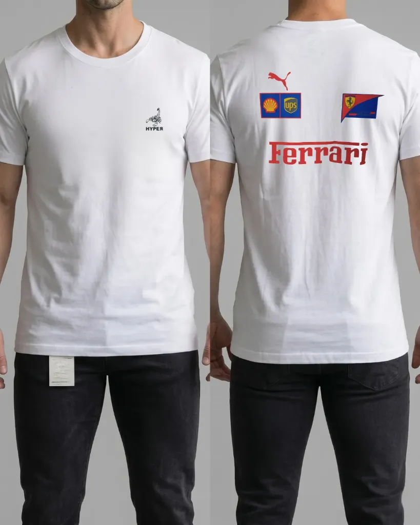 Camiseta estampada (Ferrari)