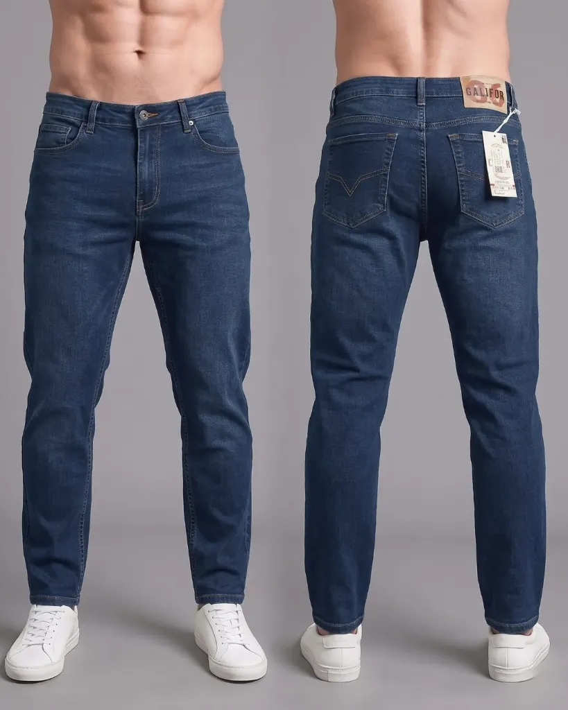 Semitubo jeans strech CFR con bigotes